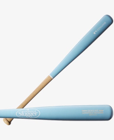 New Louisville Slugger GENUINE MIX BLUE BB/SB Wood Bat 11760-GENUINE-MIX-BLUE