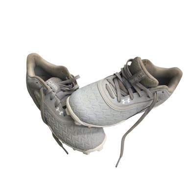 Used Under Armour BSBL CLEATS BB/SB Cleats Grey Junior 03.5 11760-S000080064