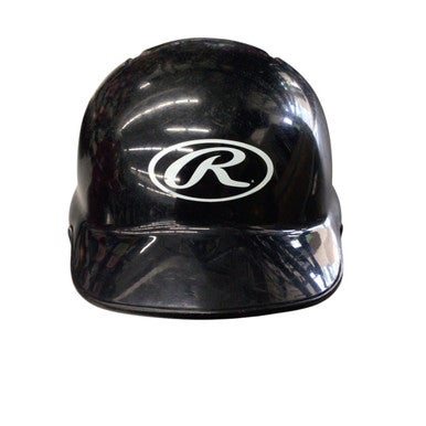 Used Rawlings BASEBALL HELMET Batting Helmet No Mask Black MD 11760-S000080050