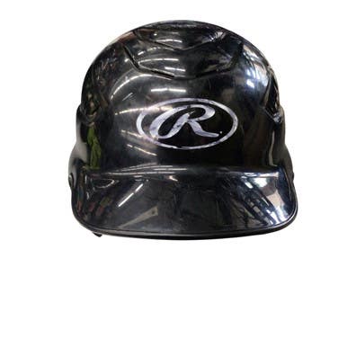Used Rawlings RCFH 6 1/2 - 7 1/2 Batting Helmet No Mask Black MD 11760-S000080043