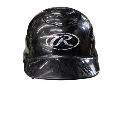 Used Rawlings RCFH 6 1/2 - 7 1/2 Batting Helmet No Mask Black MD 11760-S000080043