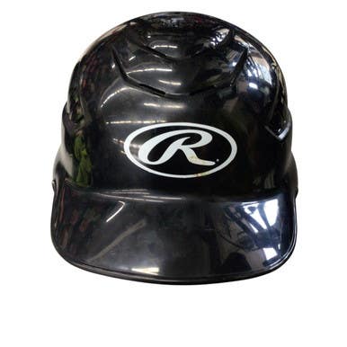 Used Rawlings RCFH 6 1/2 - 7 1/2 Batting Helmet No Mask Black MD 11760-S000080040