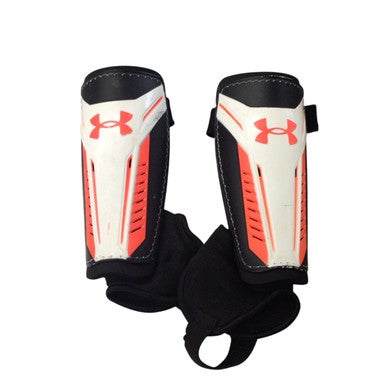 Used Under Armour Soccer Shin Guards Adult Orange SM 11760-S000080036