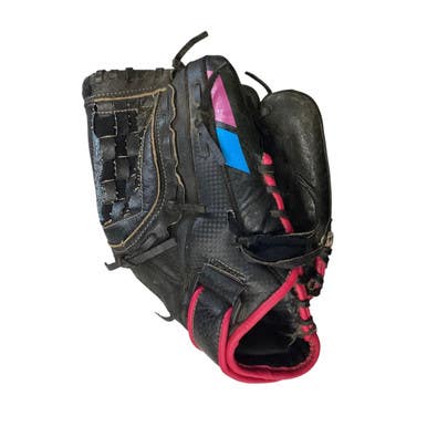 Used Mizuno FINCH GGP 1105F2 RH Throw Fastpitch Gloves Black 11" 11760-S000080035