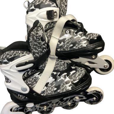 Used KUXUAN SKATES Senior Rec Fitness Skates Black Adjustable 11479-S000400817