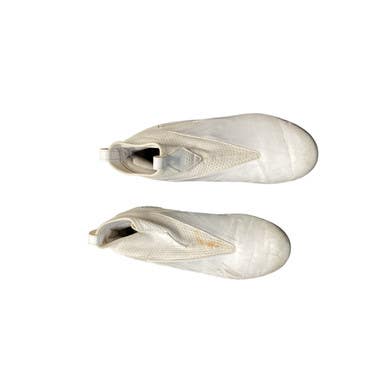 Used Adidas SLIP ON Adult FB Cleats White Senior 6 11479-S000400806