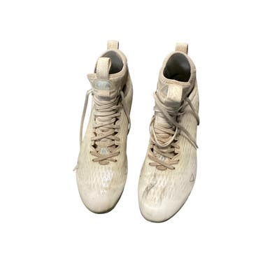 Used Under Armour Adult FB Cleats White Senior 7 11479-S000400801