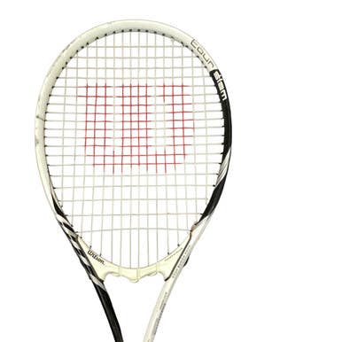 Used Wilson TOUR SLAM Adult Tennis Racquet White 3 3/8" 11479-S000400786