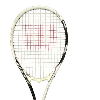 Used Wilson TOUR SLAM Adult Tennis Racquet White 3 3/8" 11479-S000400786