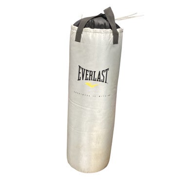Used Everlast 75 LB HEAVY BAG Boxing Heavy Bag White 75 lb 11479-S000400782
