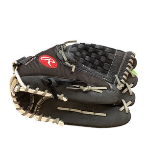 Used Rawlings RENEGADE BB/SB Glove RH Throw Black 14" 11479-S000400780
