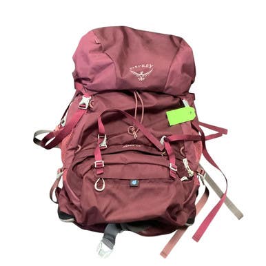 Used Osprey RENN 65 External Frame Backpack Maroon 11479-S000400747