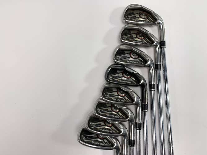 TaylorMade Burner 2.0 Iron Set 4-PW+GW Burner 2.0 85g Stiff Steel Mens RH