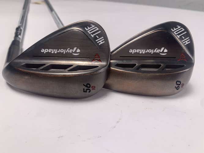 TaylorMade HI-TOE RAW Wedge Set 56* 10 | 60* 10 KBS Hi-Rev 2.0 115g Wedge RH NEW