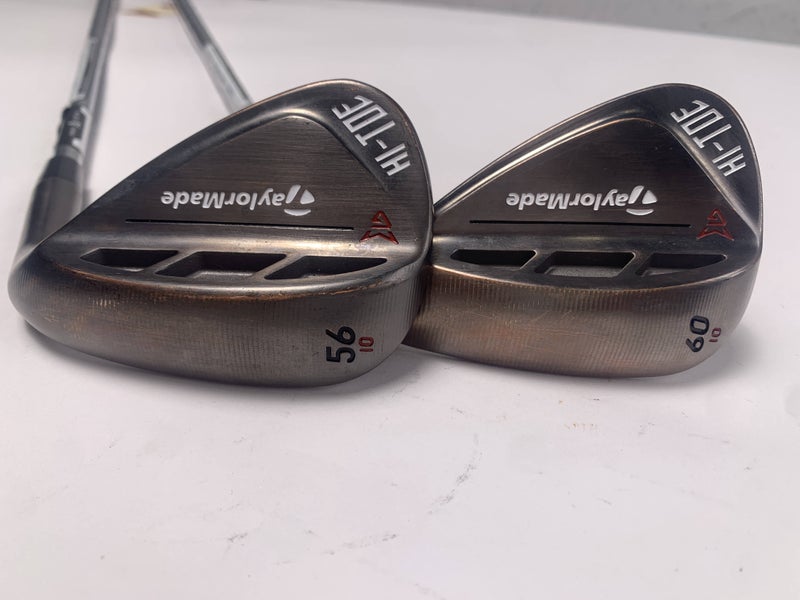 TaylorMade HI-TOE RAW Wedge Set 56* 10 | 60* 10 KBS Hi-Rev 2.0 115g Wedge RH NEW