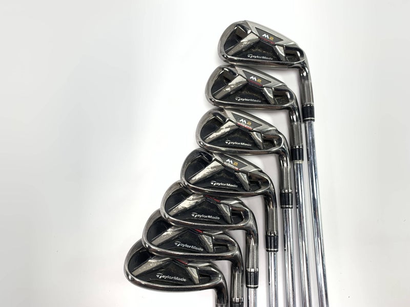 TaylorMade M2 Iron Set 6-PW+GW+SW REAX Regular Steel Mens RH