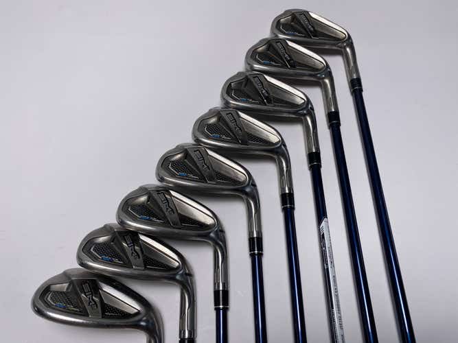 TaylorMade SIM2 MAX OS Iron Set 5-PW+GW+SW Ventus Blue 5A Senior RH