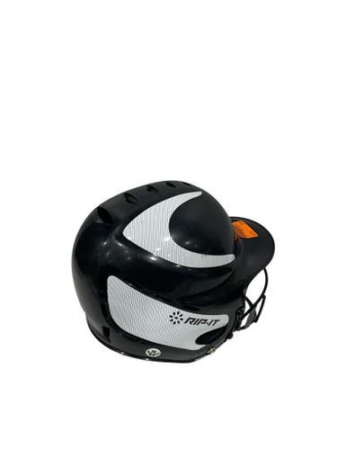 Used RIP-IT SOFTBALL HELMET Batting Helmet w/Mask Black One Size 11847-S000028392