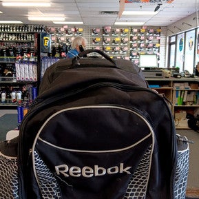 Used Reebok Jr Hockey Backpack Black 11858-S000077779
