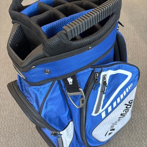 Used Taylormade CART BAG Mens Cart Bag Royal Blue 11858-S000077756