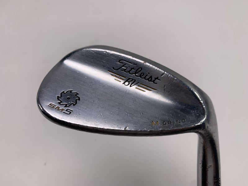 Titleist Vokey SM5 Tour Chrome Sand Wedge SW 56* 10 M-Grind Wedge Steel Mens RH
