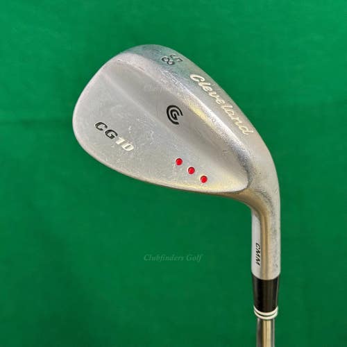 Cleveland CG10 CMM Chrome 58 Lob Wedge Dynamic Gold Steel Wedge Flex