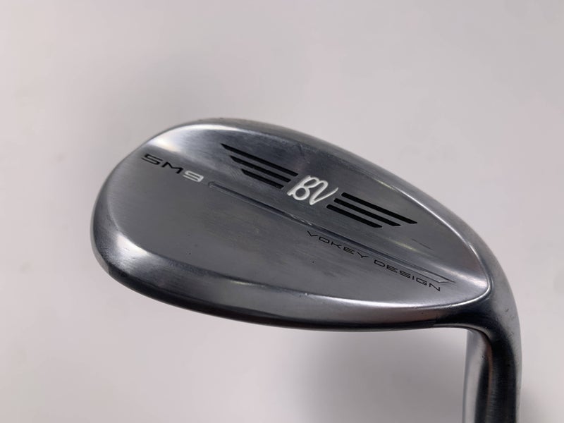 Titleist Vokey SM9 Tour Chrome Lob Wedge LW 62* 8 M-Grind Wedge Steel Mens RH