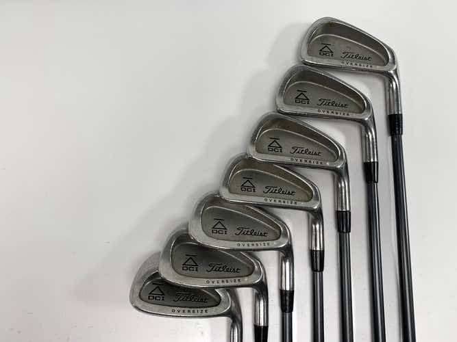 Titleist DCI Black Oversize + Iron Set 3-PW Select Stiff RH No 6 iron