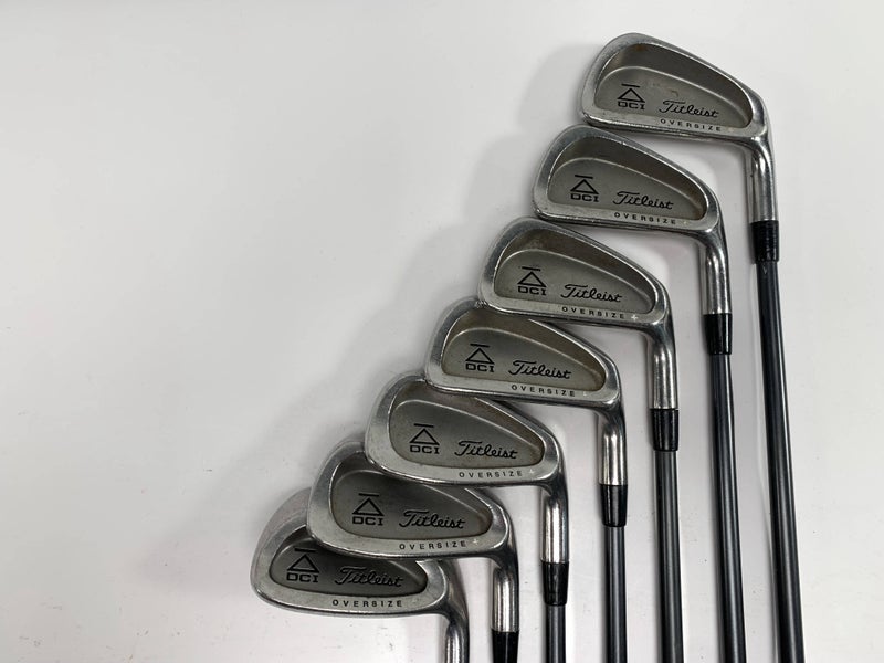 Titleist DCI Black Oversize + Iron Set 3-PW Select Stiff RH No 6 iron