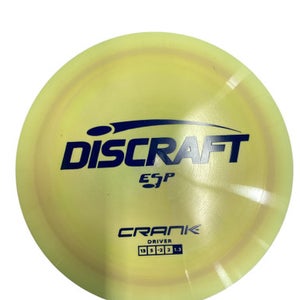 Used Discraft ESP CRANK Disc Golf Driver Yellow 11884-S000050089