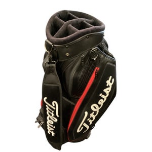 Used Titleist BLACK AND RED Mens Cart Bag Black 11884-S000050045