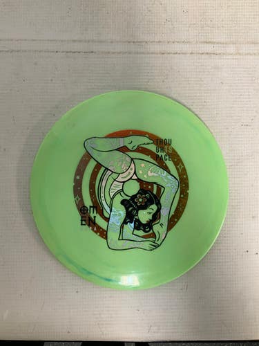 Used Thought Space Athletics OMEN Disc Golf Driver Green 11823-S000033344