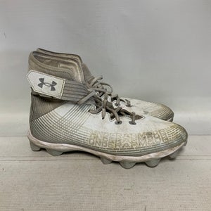 Used Under Armour Adult FB Cleats White Senior 13 11823-S000033319
