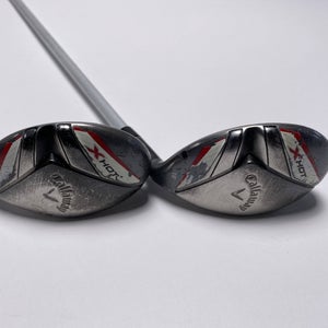 Callaway X Hot 2013  &  Hybrid Set 18* 23* Project X PXv 5.5 Regular Mens RH