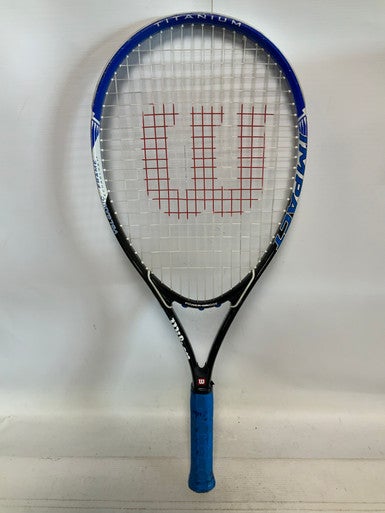 Used Wilson IMPACT Adult Tennis Racquet Royal Blue 4 3/8" 11823-S000033281