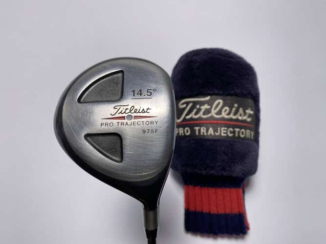 Titleist 975 F Fairway Wood 14.5* True Temper EI-70 Stiff Graphite Mens RH HC
