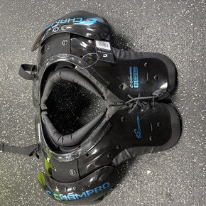 Used Champro SCORPION FB Shoulder Pads Black XL 11849-S000030420