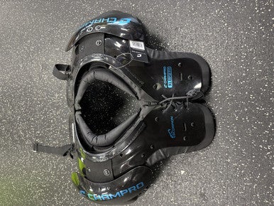 Used Champro SCORPION FB Shoulder Pads Black XL 11849-S000030420