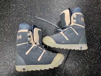 Used MOTO Mens Snowboard Boots Navy Blue Senior 6 11849-S000030370