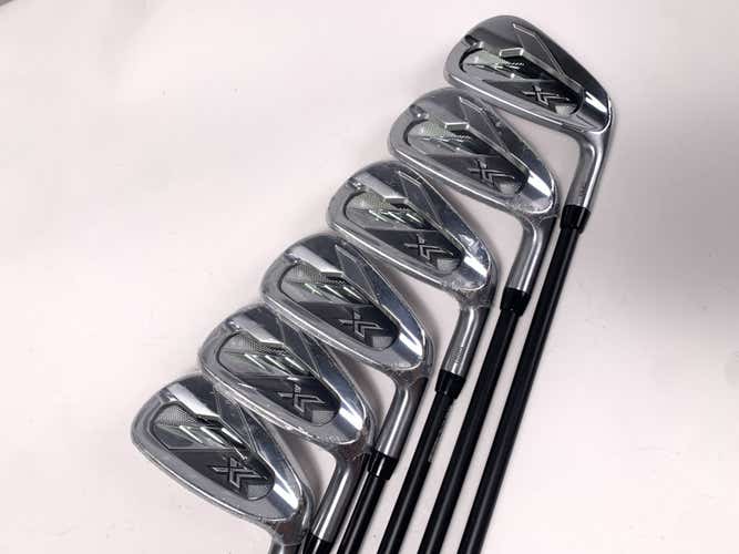 XXIO X 2022 Iron Set 5-PW Miyazaki AX-II Flex 4334 Stiff Graphite Mens RH NEW