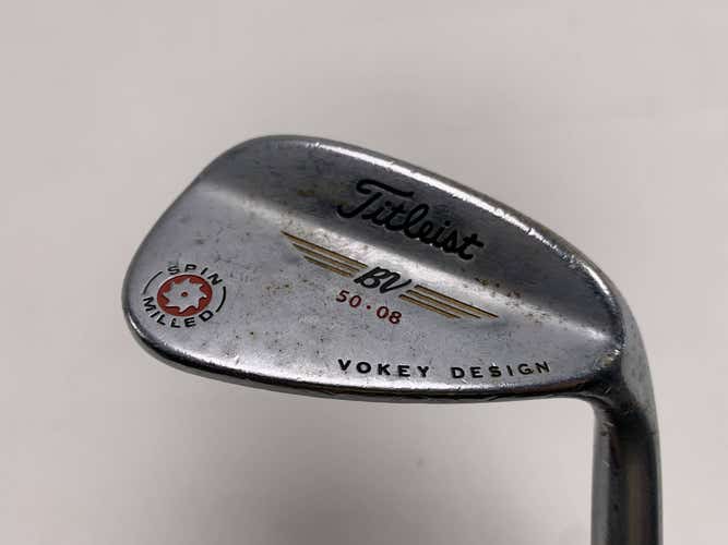 Titleist Vokey Spin Milled Gap Wedge GW 50* 8 NS Pro 850GH Wedge Steel Mens RH