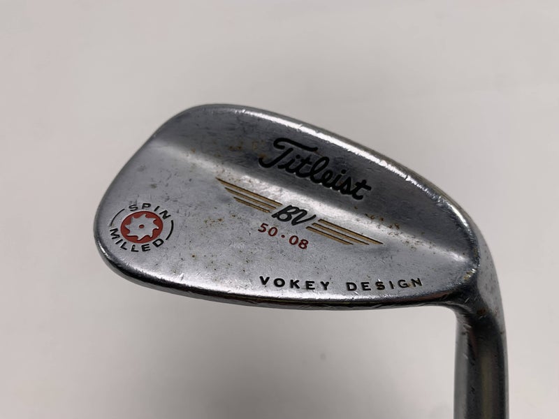 Titleist Vokey Spin Milled Gap Wedge GW 50* 8 NS Pro 850GH Wedge Steel Mens RH