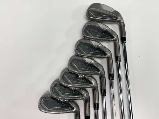 TaylorMade RocketBallz Iron Set 5-PW+AW Regular Steel Mens RH -NEW