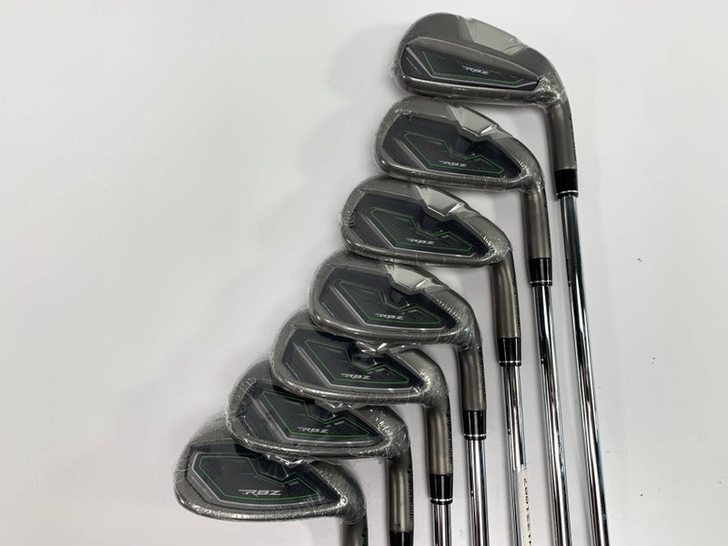 TaylorMade RocketBallz Iron Set 5-PW+AW Regular Steel Mens RH -NEW