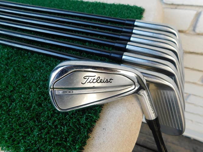 Titleist 2023 T200 Forged (4i-PW) Iron Set w/ TENSEI Blue Regular Flex Shafts