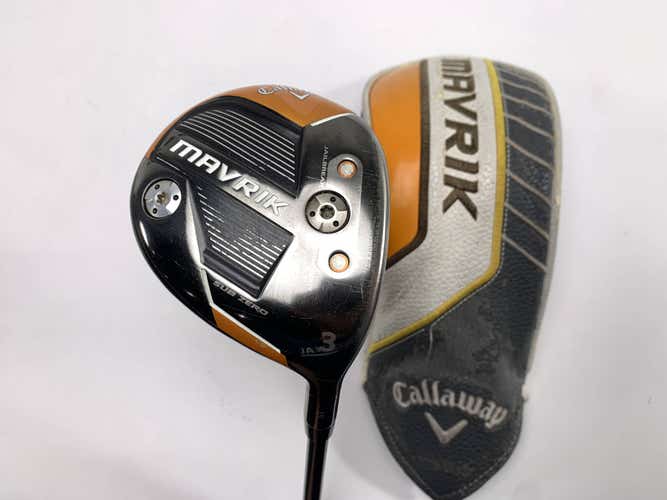 Callaway Mavrik Sub Zero 3 Fairway Wood 15* EvenFlow Riptide 6.0 50g Mens RH