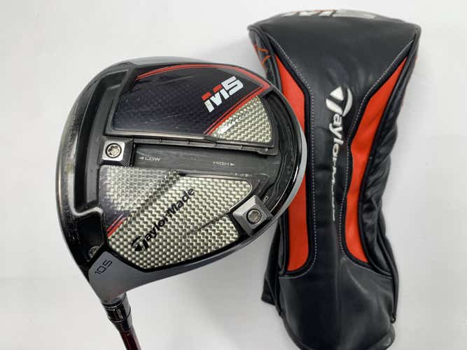 TaylorMade M5 Driver 45* Matrix HDA 60g Stiff Graphite Mens LH HC Midsize Grip