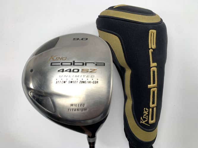Cobra SZ 440 Unlimited Driver 9* Graphite Design YS-5.1 55g Stiff RH HC