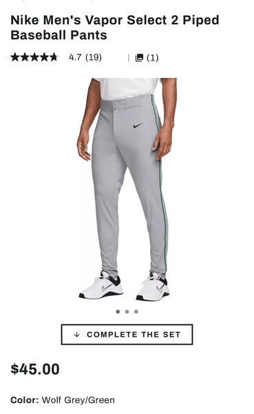 Gray Men's Adult XL Nike Game Pants (Used)