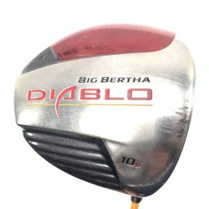 Callaway Big Bertha Diablo Driver 10* ProForce 75 Gold Stiff Graphite Mens RH